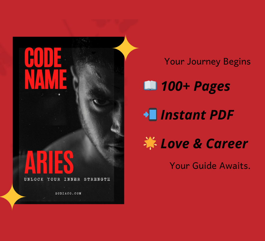 "Infographic showing key features of the Aries Zodiac eBook: 100+ pages, instant PDF download, and astrology guidance. Digital astrology eBook for Aries."