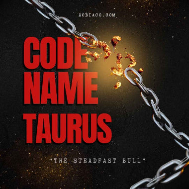 "Digital eBook cover for 'The Code Name: Taurus', focused on the Taurus zodiac sign, showcasing a powerful and majestic bull in a tranquil meadow. The bull, a symbol of strength and reliability, is artistically rendered to capture the essence of Taurus' earthy and steadfast nature. The background combines lush greenery and a calming sky, reflecting Taurus' connection to nature and stability, all harmoniously tied together with elegant and robust typography.