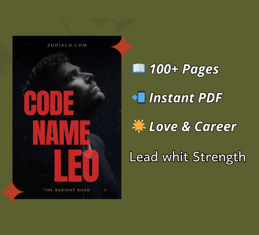 "Infographic showing key features of the Leo Zodiac eBook: 100+ pages, instant PDF download, and astrology guidance. Digital astrology eBook for Leo."
