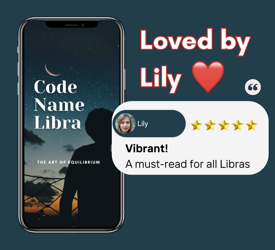 "5-star customer reviews of the Libra Zodiac eBook, highlighting positive feedback and astrology insights. Digital astrology eBook for Libra."