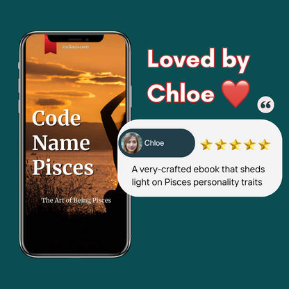 "5-star customer reviews of the Pisces Zodiac eBook, highlighting positive feedback and astrology insights. Digital astrology eBook for Pisces."