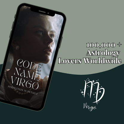 "Infographic showing key features of the Virgo Zodiac eBook: 100+ pages, instant PDF download, and astrology guidance. Digital astrology eBook for Virgo."